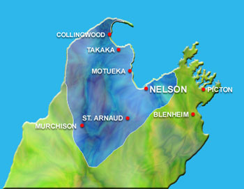  Nelson region map